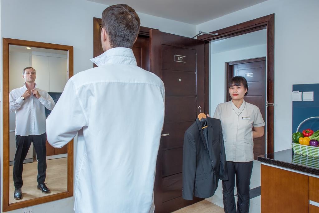 Dream Hotel And Apartment Hanoi Exteriör bild